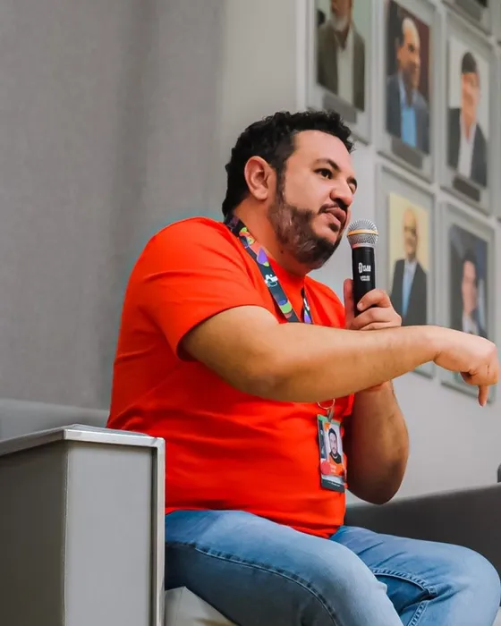 Thiago Veras em painel no Rec'n'Play